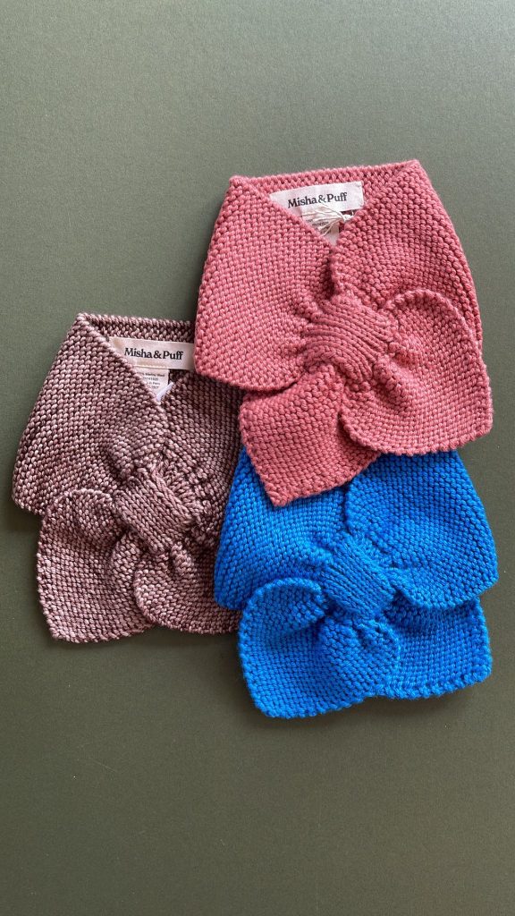 Sledding Scarf in Cerulean
