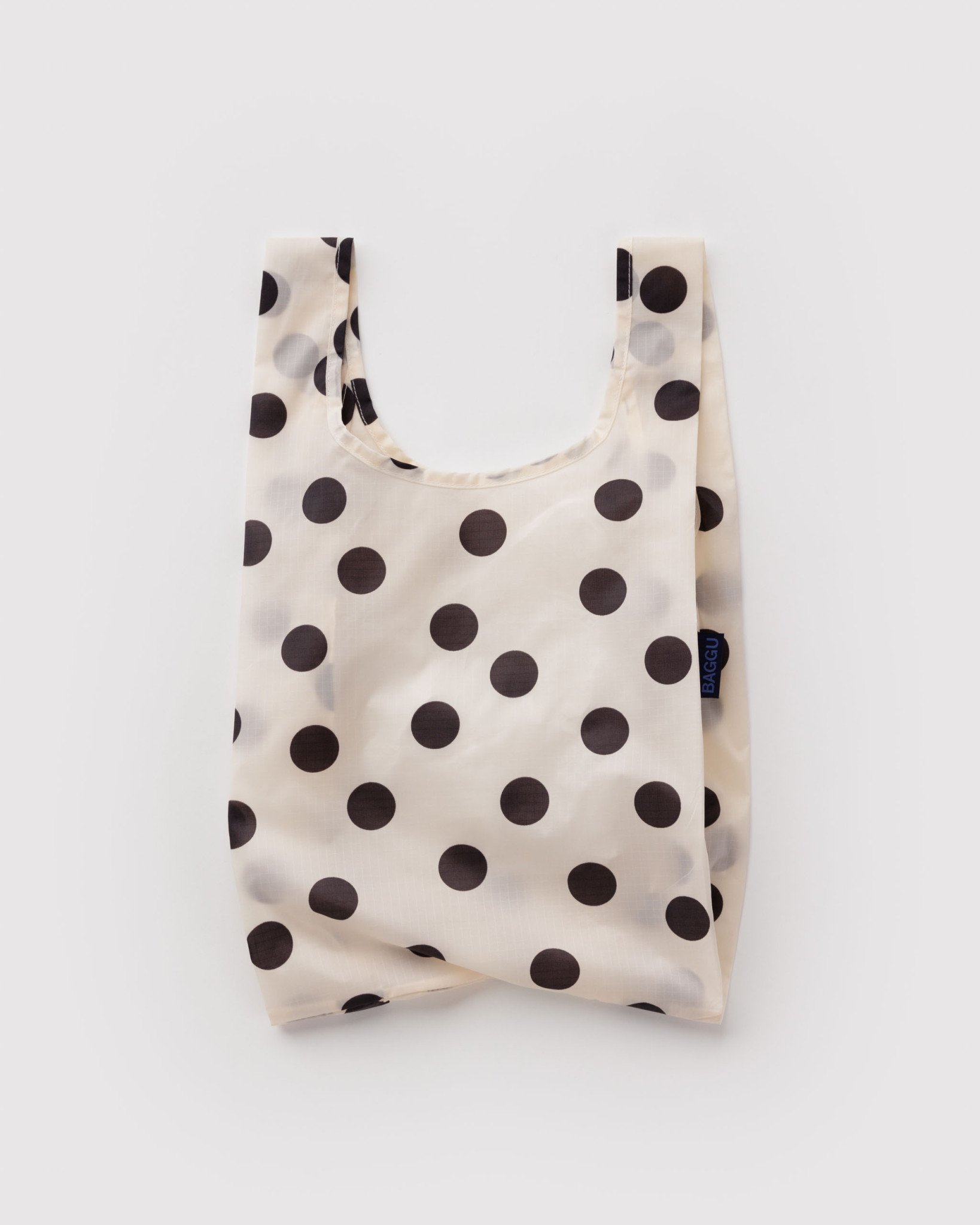 Baby Baggu: Cream and Black Polka Dot - Image 1