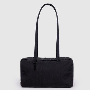 Nylon Bowler Bag: Black - Image 1
