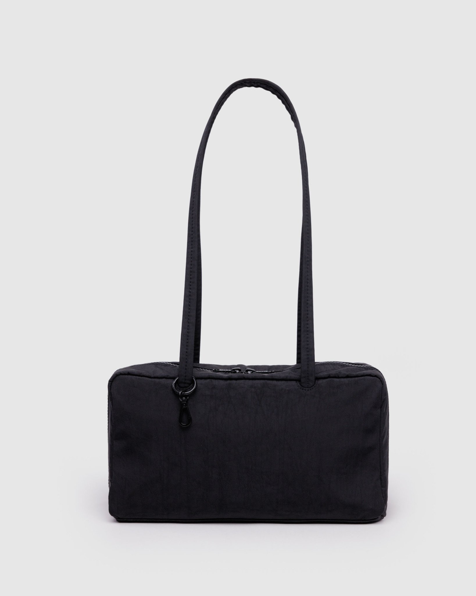 Nylon Bowler Bag: Black - Image 1