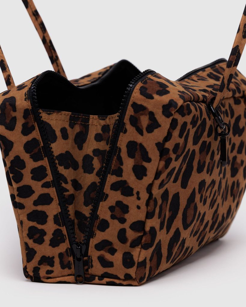 Nylon Bowler Bag: Leopard