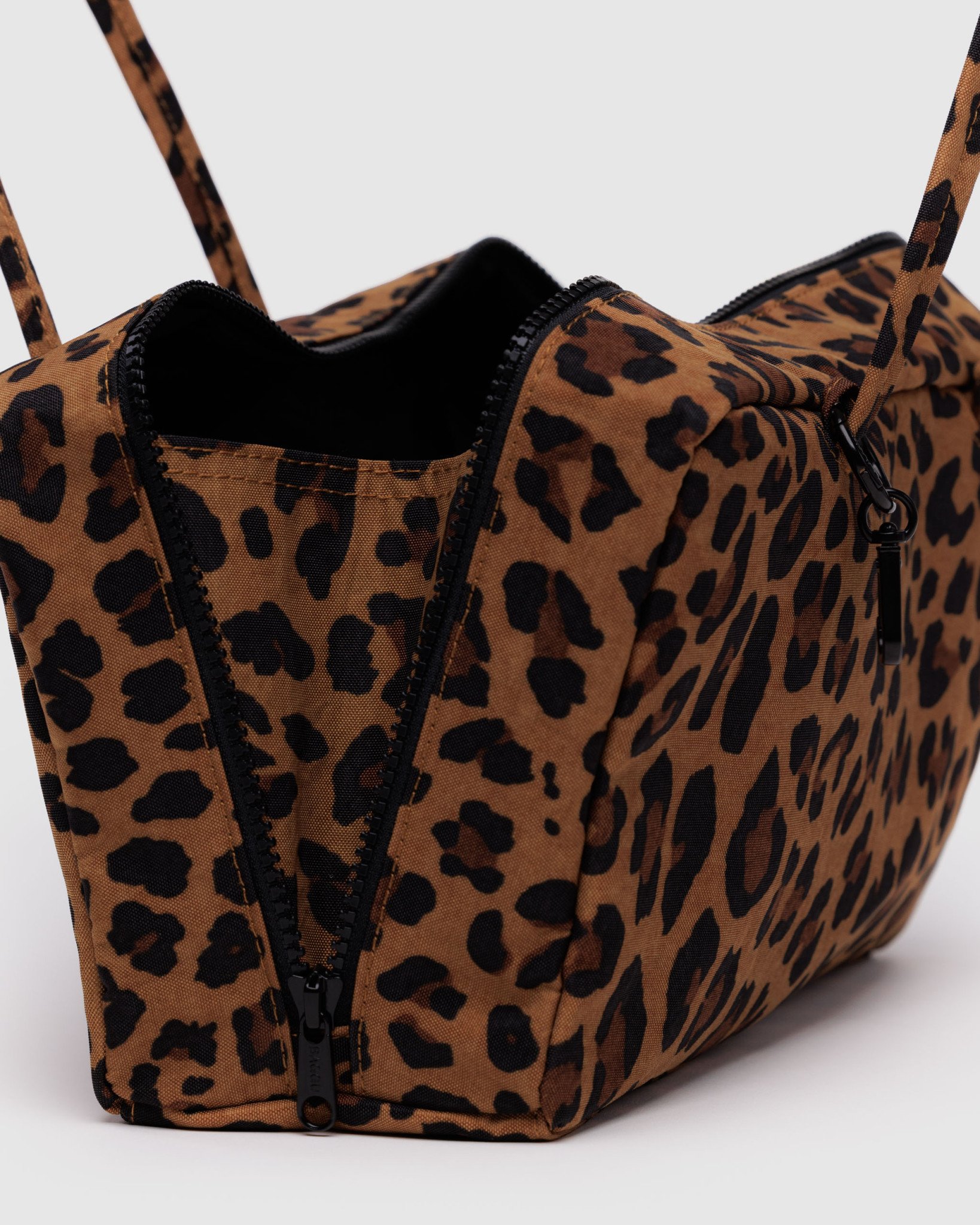 Nylon Bowler Bag: Leopard - Image 2