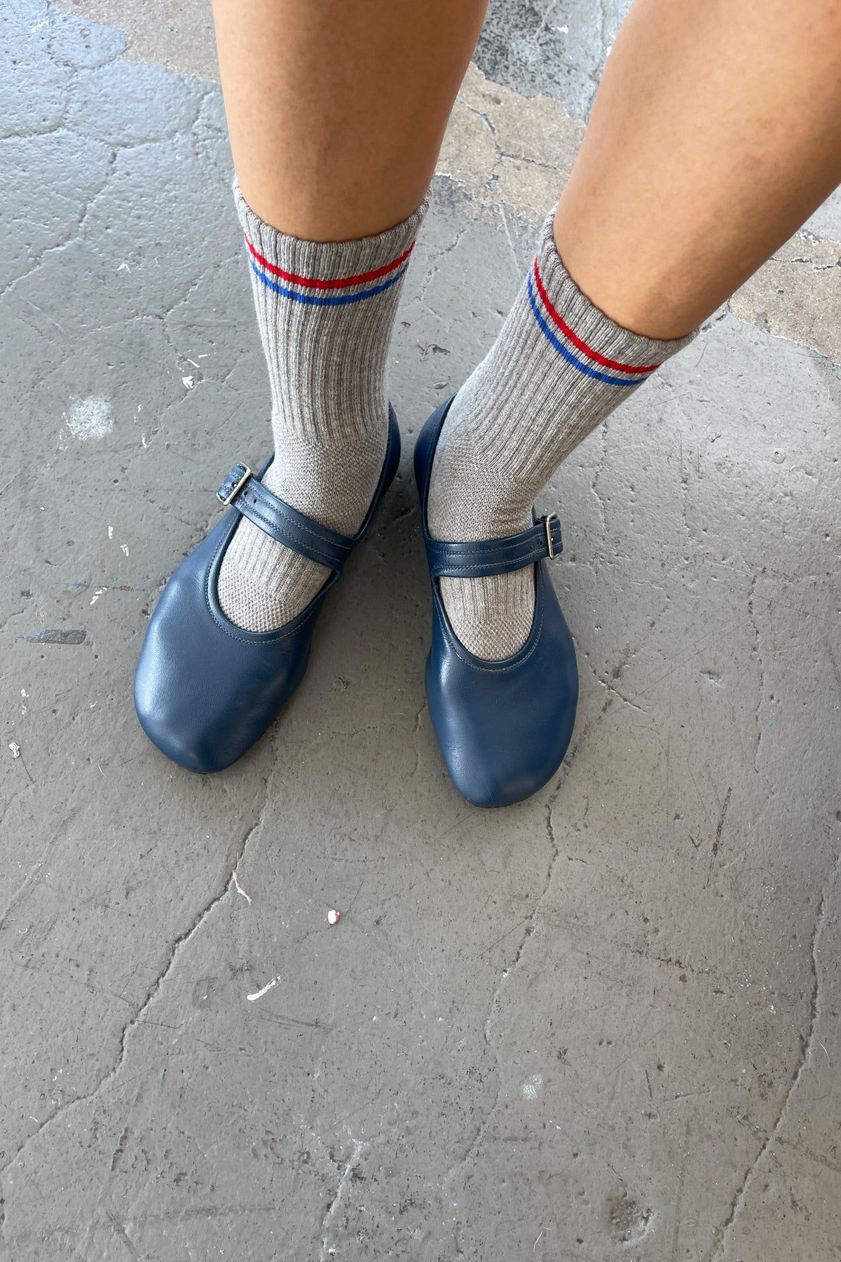 Boyfriend Socks in True Grey - Image 4