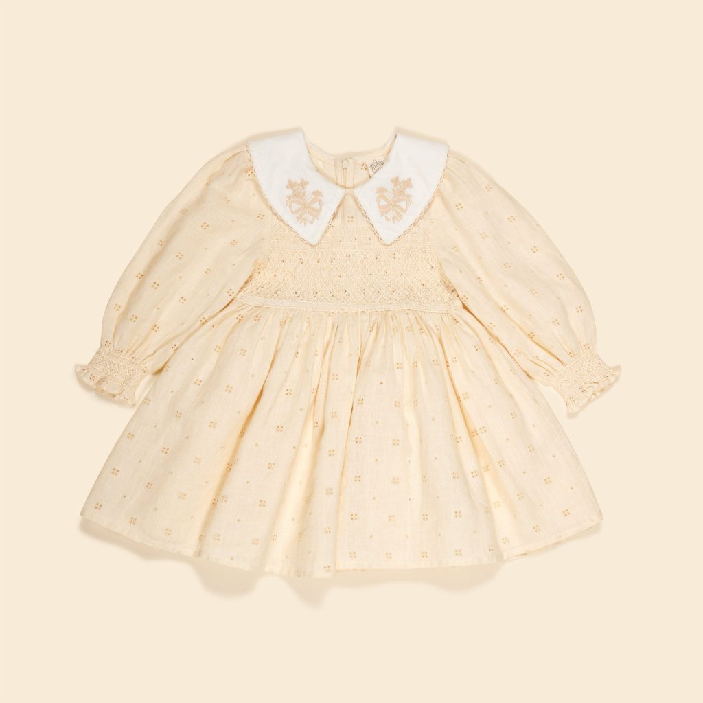 Carey Dress in Broderie