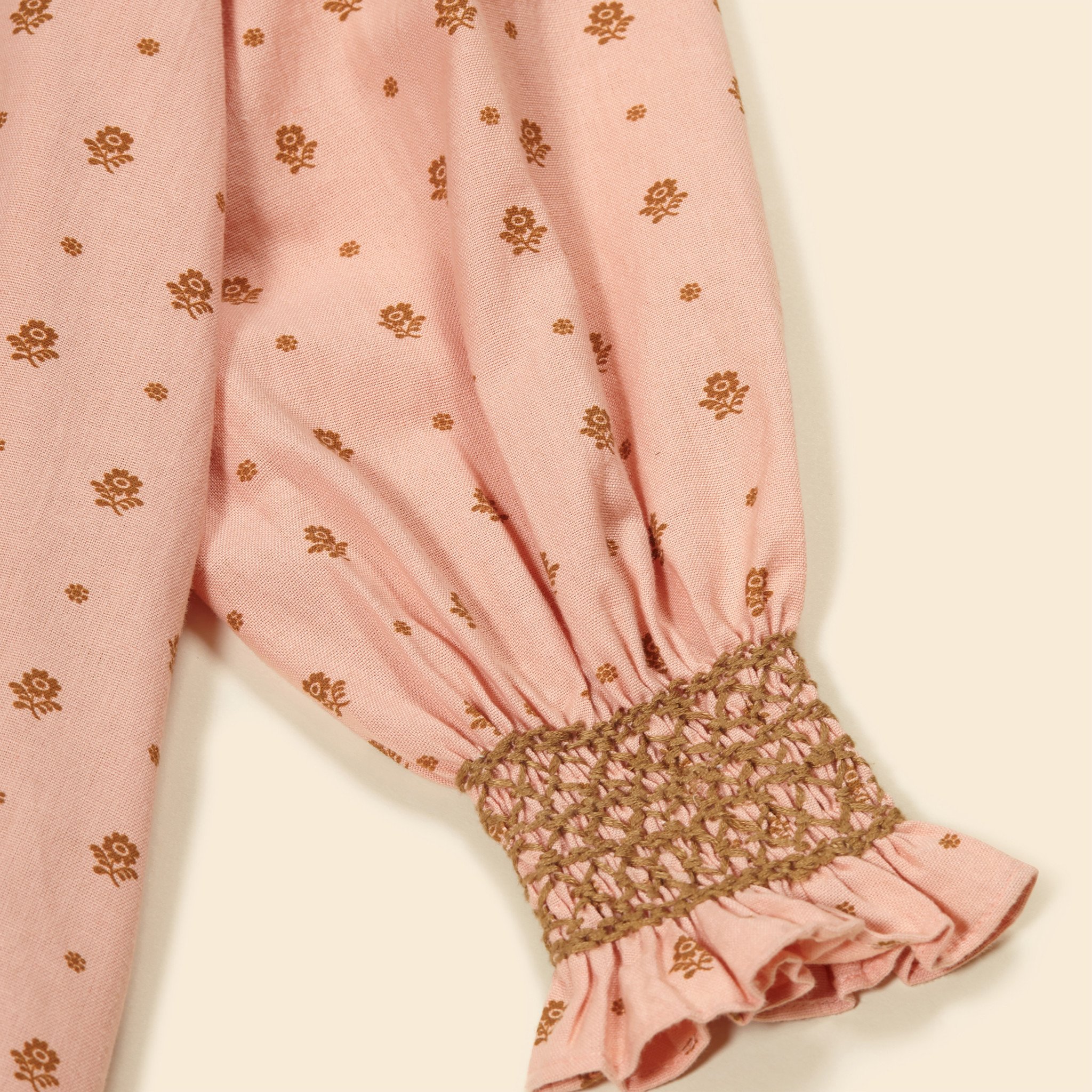 Cece Smock Dress in Meadow Calico Ribbon - Image 6
