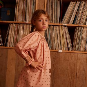 Cece Smock Dress in Meadow Calico Ribbon - Image 2