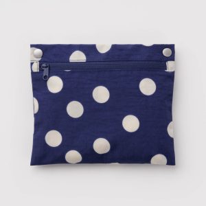 Cloud Bag: Navy and Cream Polka Dot - Image 3