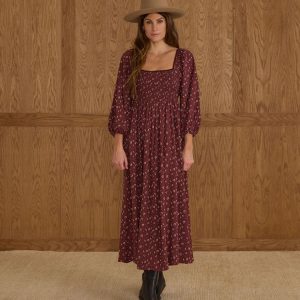 Della Dress in Harvest Berry - Image 1