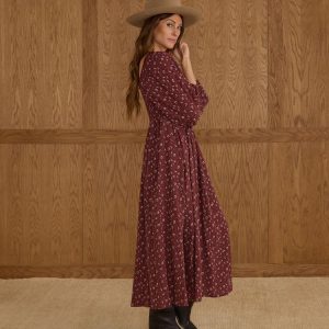 Della Dress in Harvest Berry - Image 3