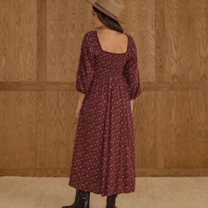 Della Dress in Harvest Berry - Image 2