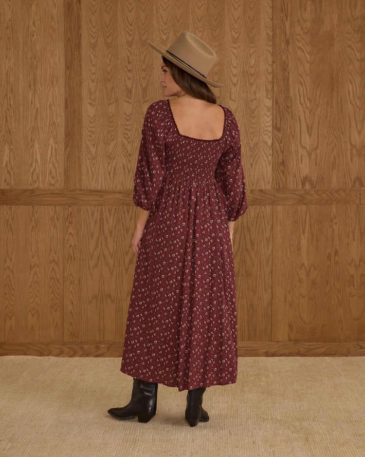 Della Dress in Harvest Berry