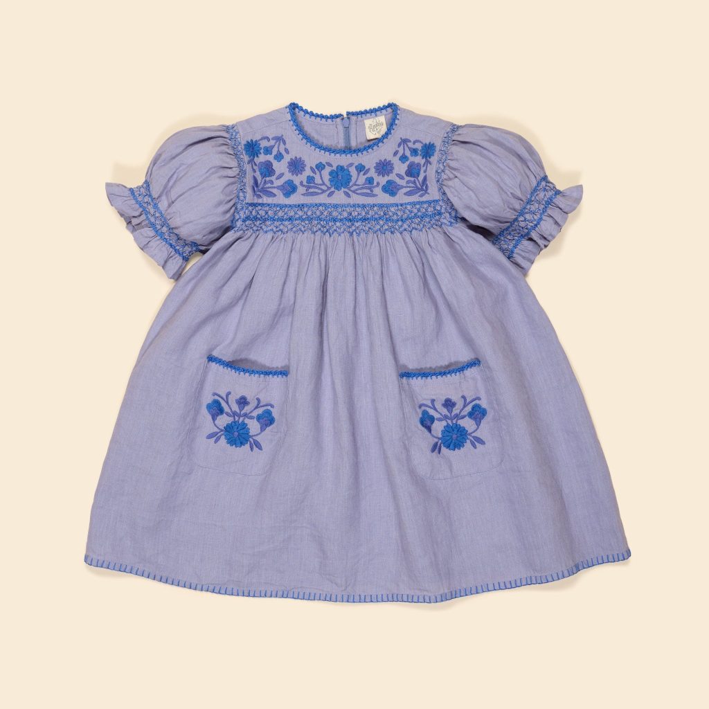 Dora Dress in Blue Lilac