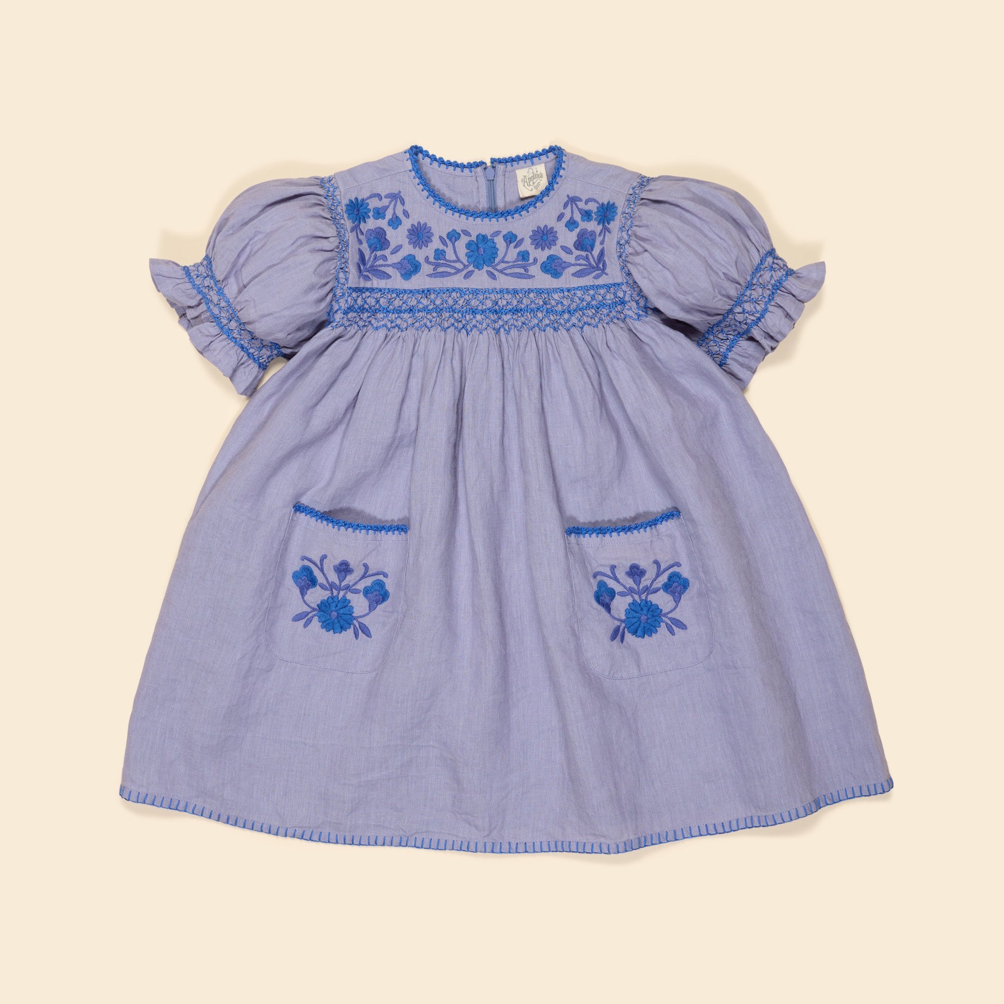 Dora Dress in Blue Lilac - Image 1