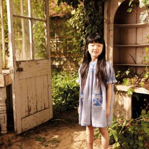 Dora Dress in Blue Lilac - Image 3
