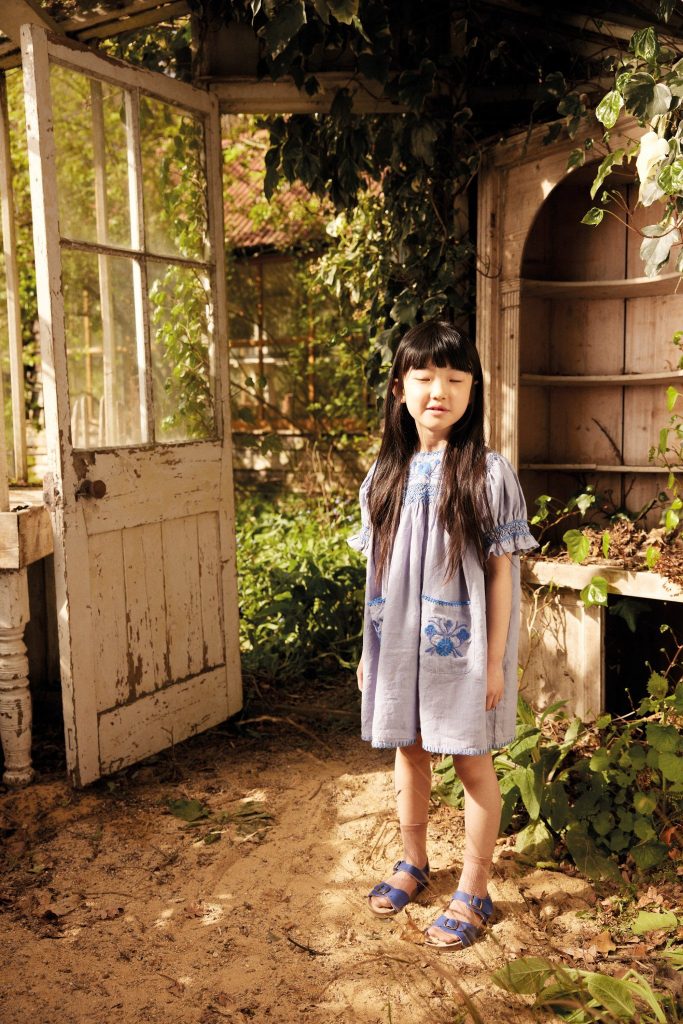 Dora Dress in Blue Lilac