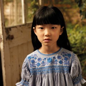 Dora Dress in Blue Lilac - Image 2