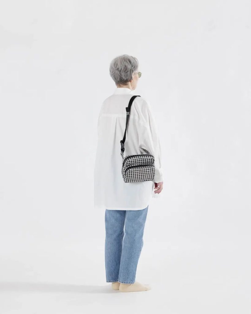 Fanny Pack in Black and White Gingham