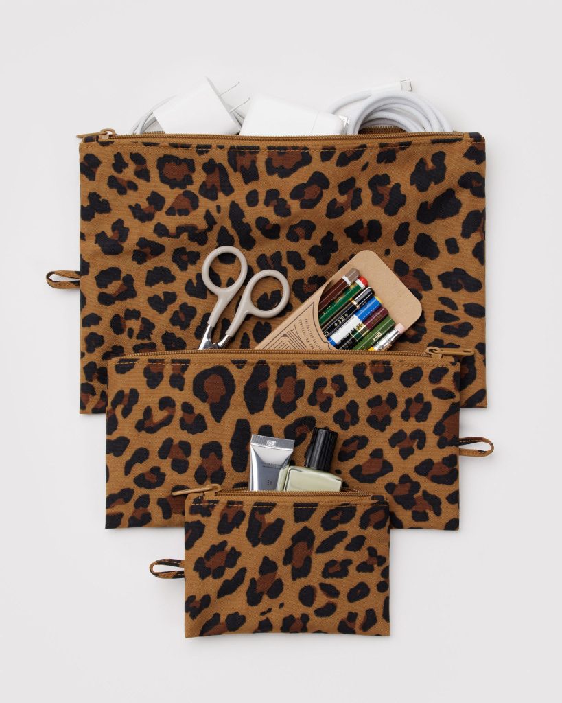 Flat Pouch Set : Leopard