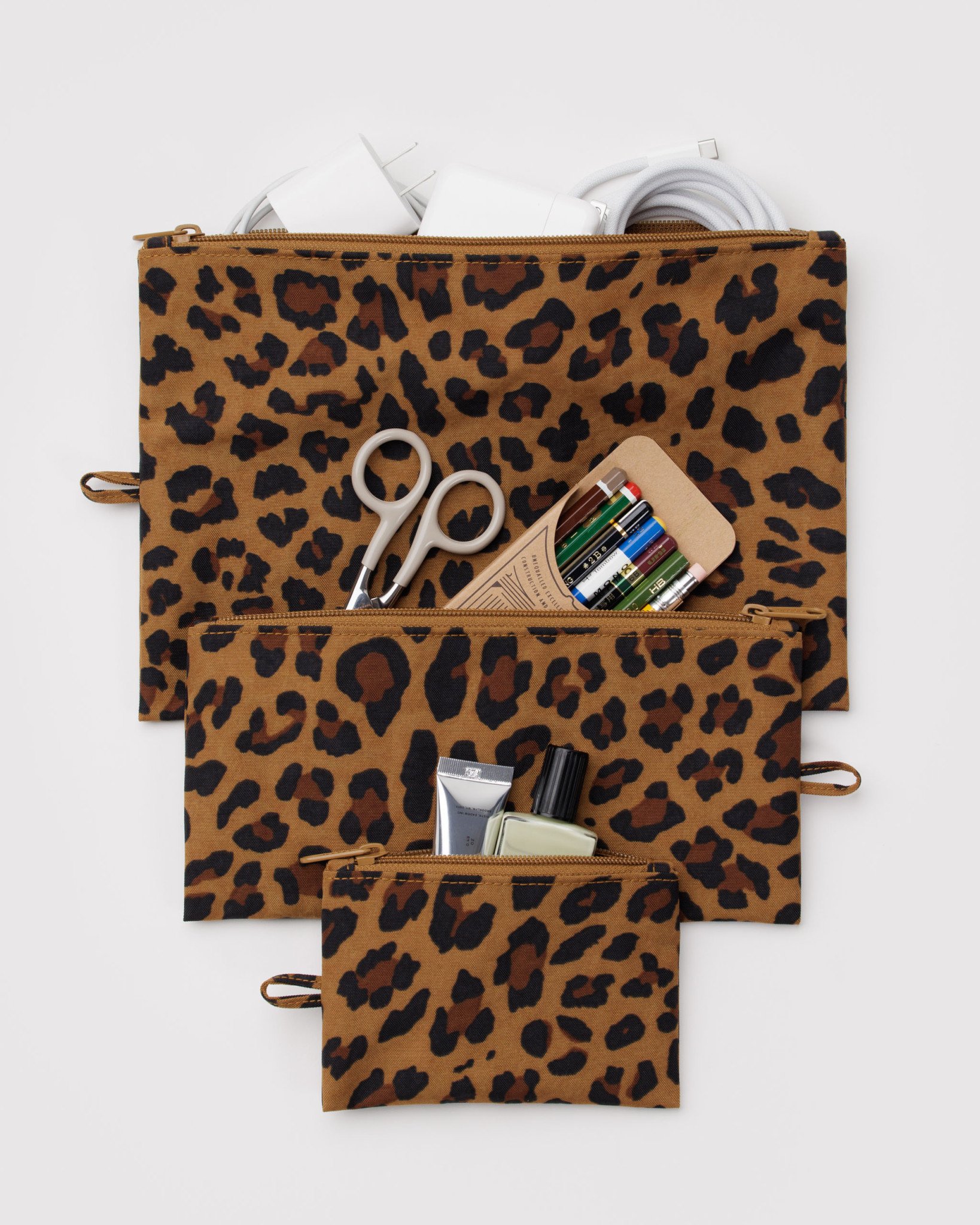 Flat Pouch Set : Leopard - Image 2