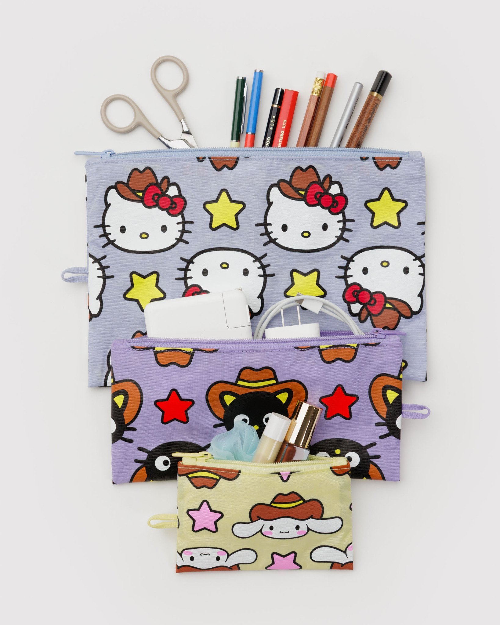 Flat Pouch Set : Hello Kitty + Friends Western - Image 3