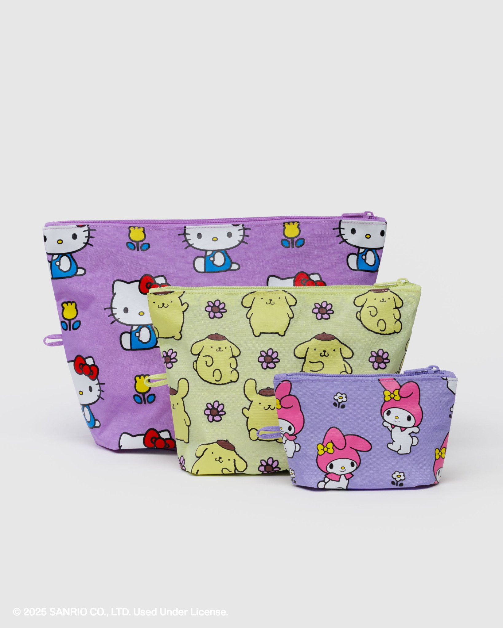 Go Pouch Set: Hello Kitty and Friends Florals - Image 1