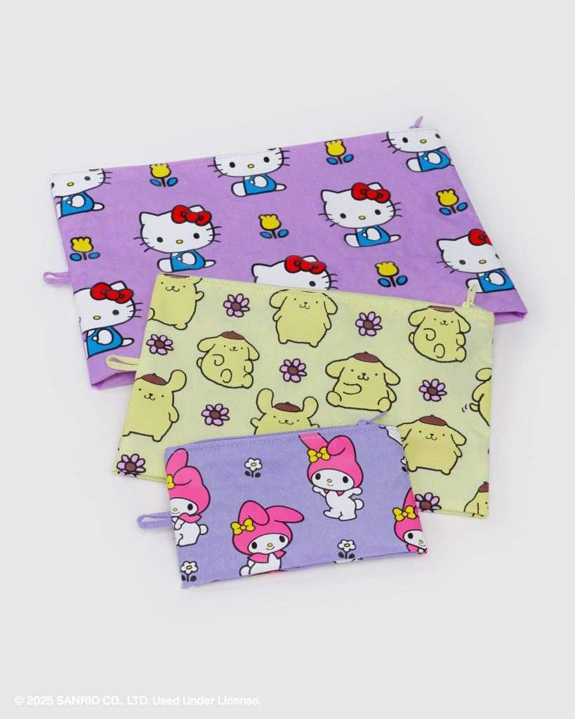 Go Pouch Set: Hello Kitty and Friends Florals