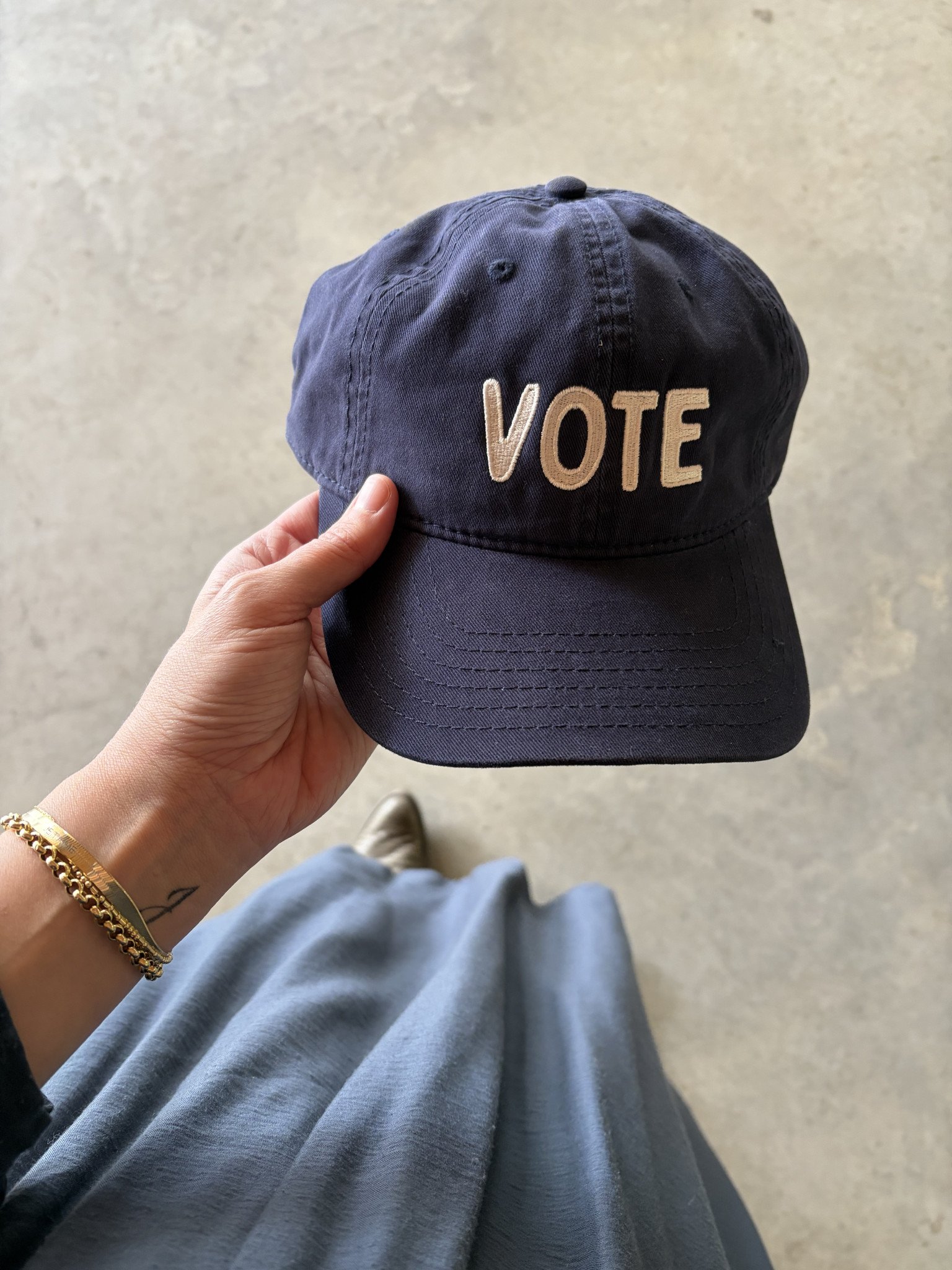 Vote Hat: Navy - Image 1