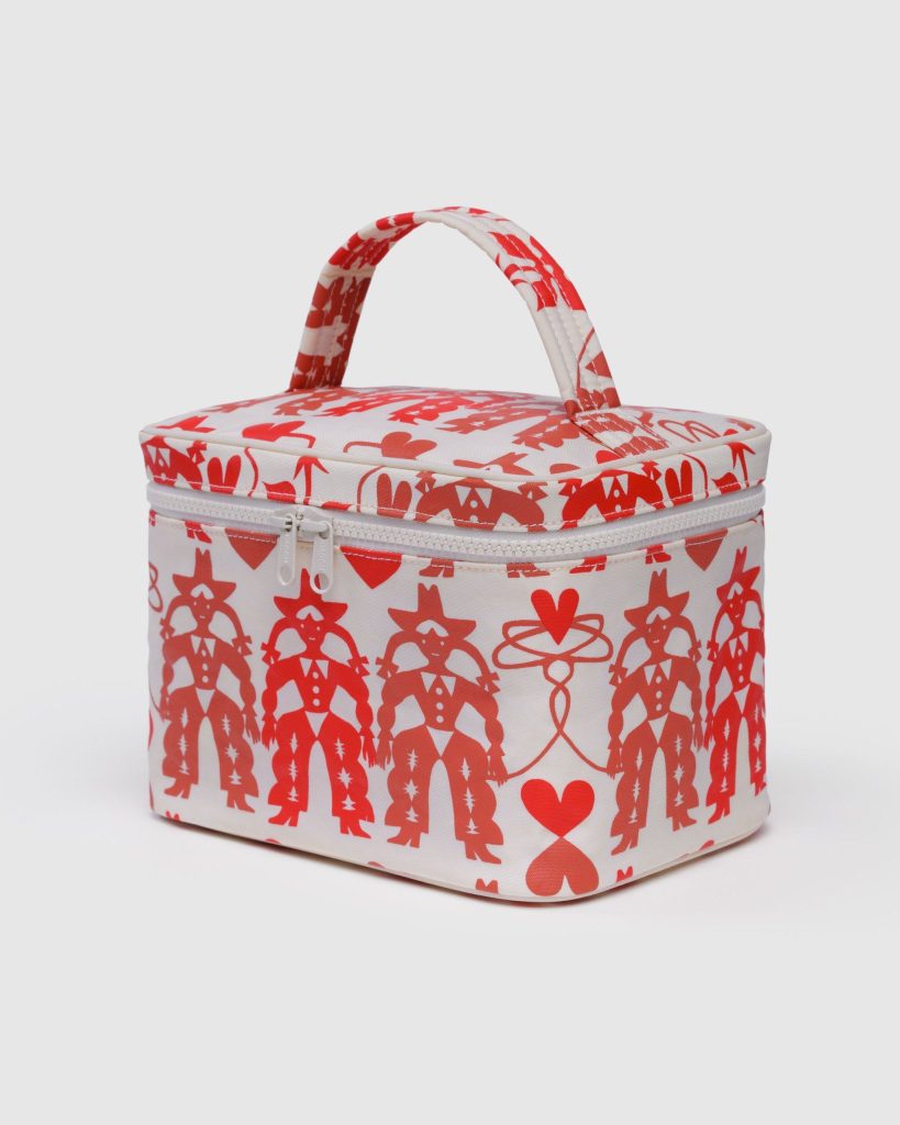 Large Cosmetic Case: Cowgirl