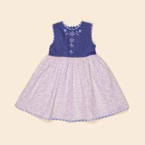 Lola Dress in Wallflower Azul - Image 1