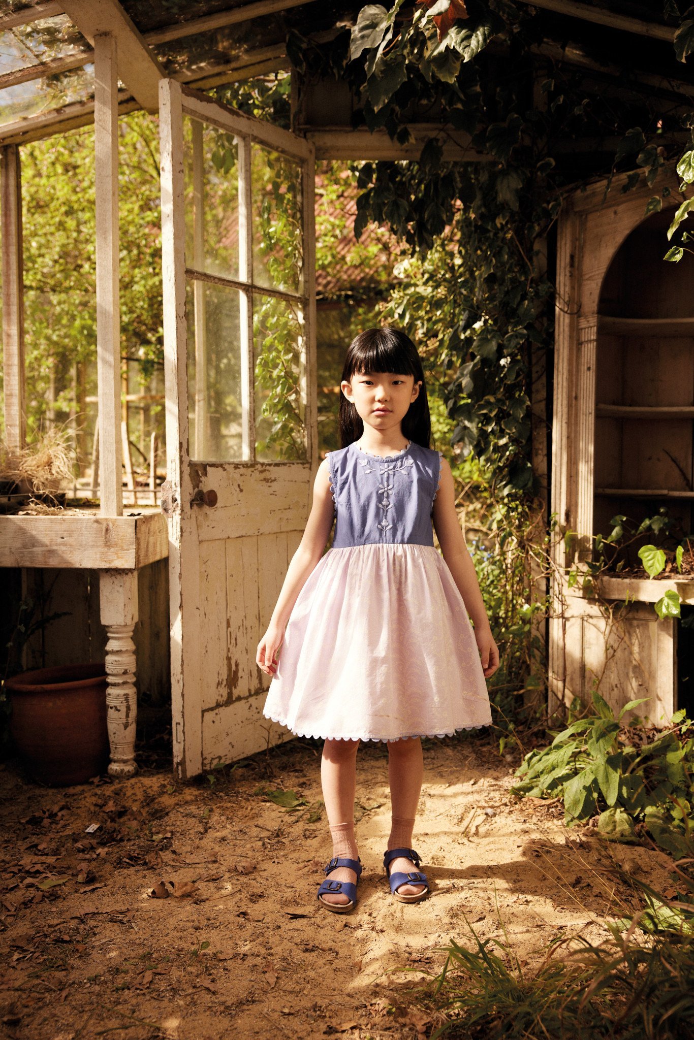 Lola Dress in Wallflower Azul - Image 2