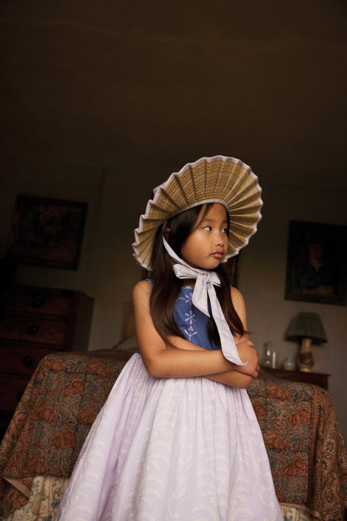 Lola Dress in Wallflower Azul