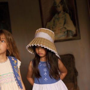 Lola Dress in Wallflower Azul - Image 5