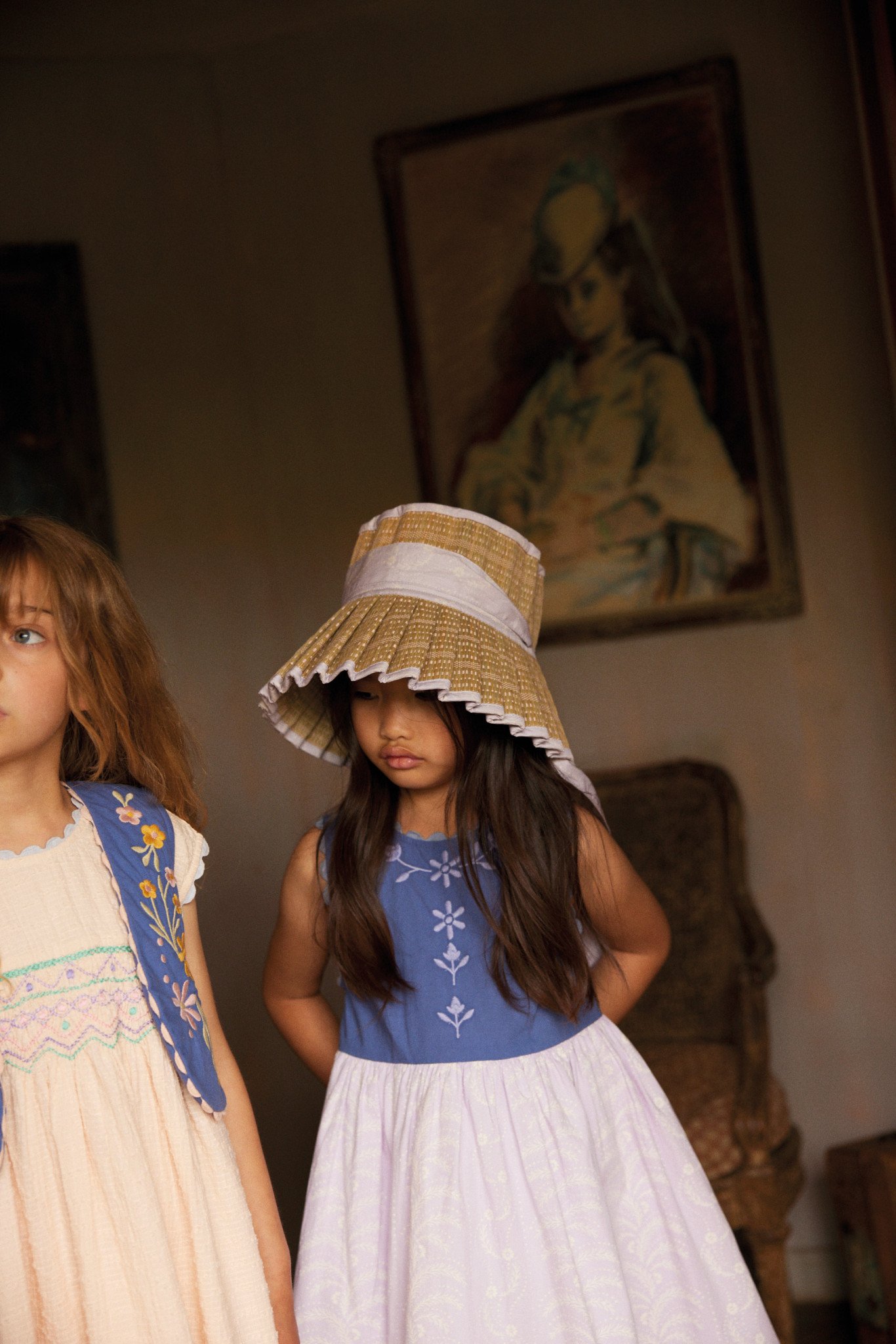 Lola Dress in Wallflower Azul - Image 5