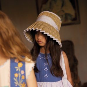 Lola Dress in Wallflower Azul - Image 4