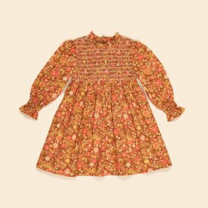 Mia Dress in Autumn Harvest Floral - Image 1