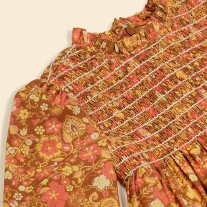 Mia Dress in Autumn Harvest Floral - Image 5
