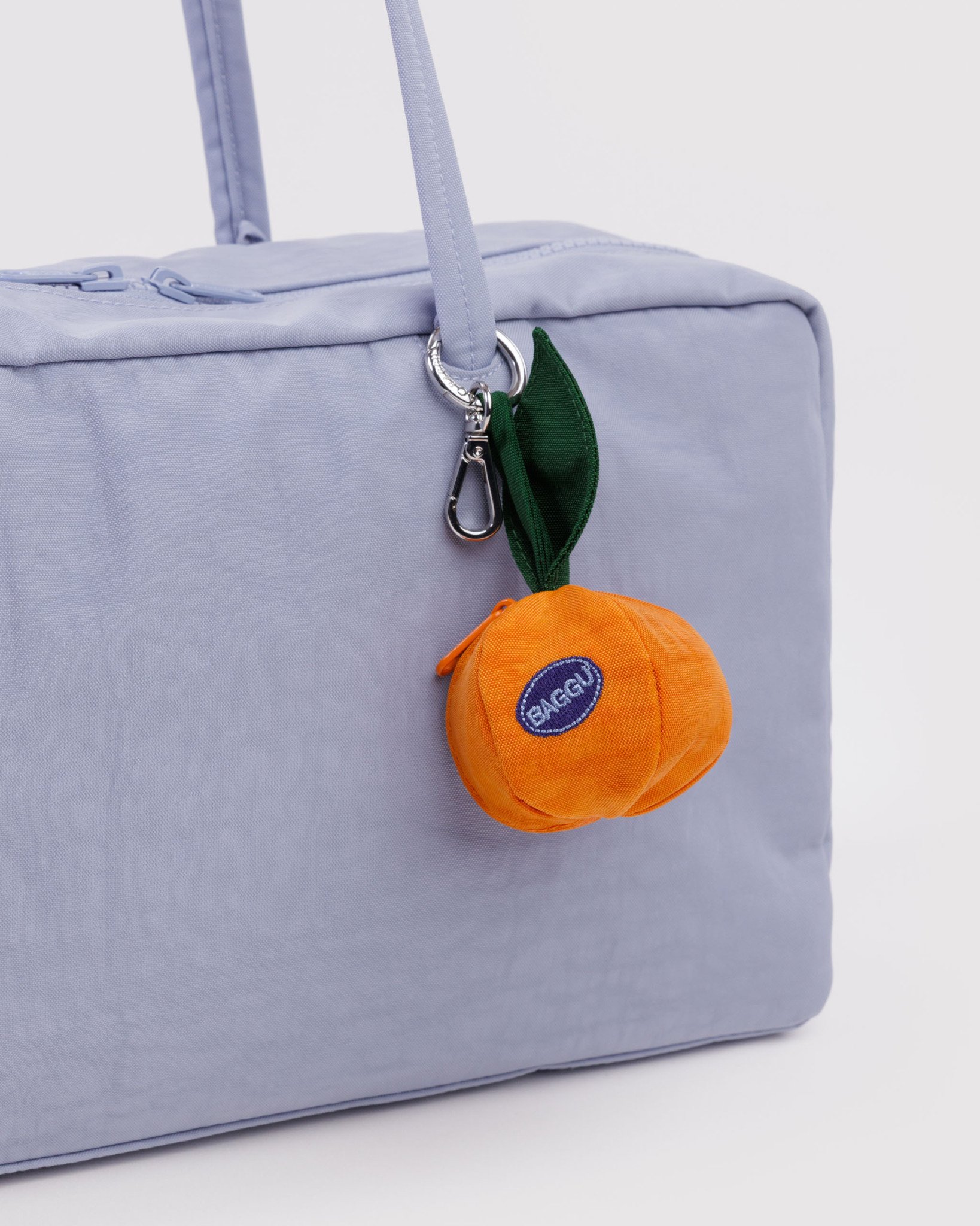 Medium Nylon Bowler Bag: Mist - Image 5