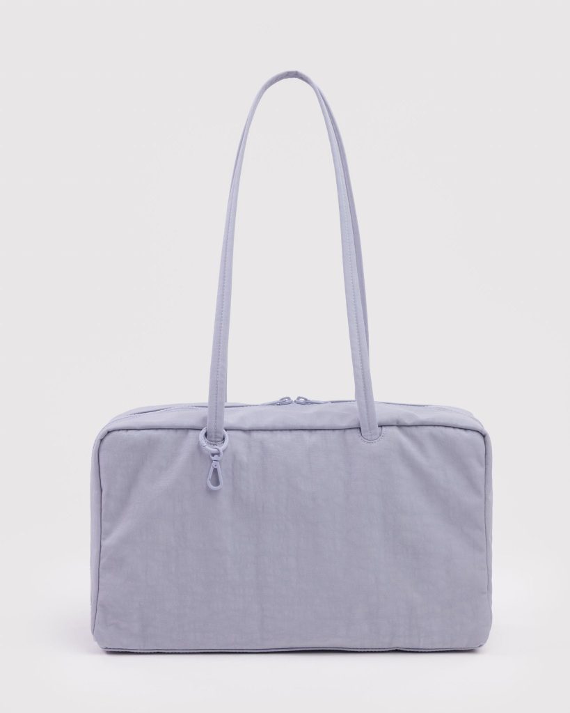 Medium Nylon Bowler Bag: Mist