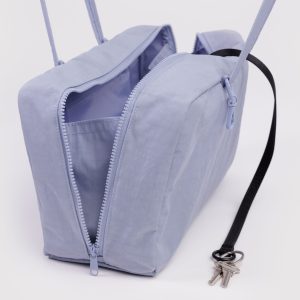 Medium Nylon Bowler Bag: Mist - Image 2