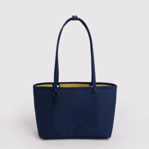 Medium Nylon Reversible Tote in Navy Mix - Image 1