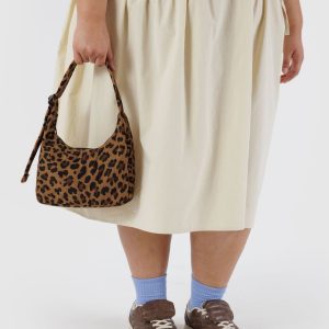 Mini Nylon Shoulder Bag: Leopard - Image 2