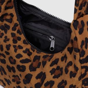 Mini Nylon Shoulder Bag: Leopard - Image 6