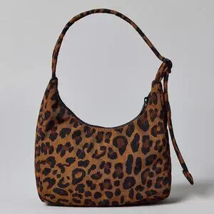 Mini Nylon Shoulder Bag: Leopard - Image 3