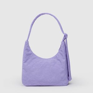 Mini Nylon Shoulder Bag: Embroidered Hello Kitty + My Melody - Image 2