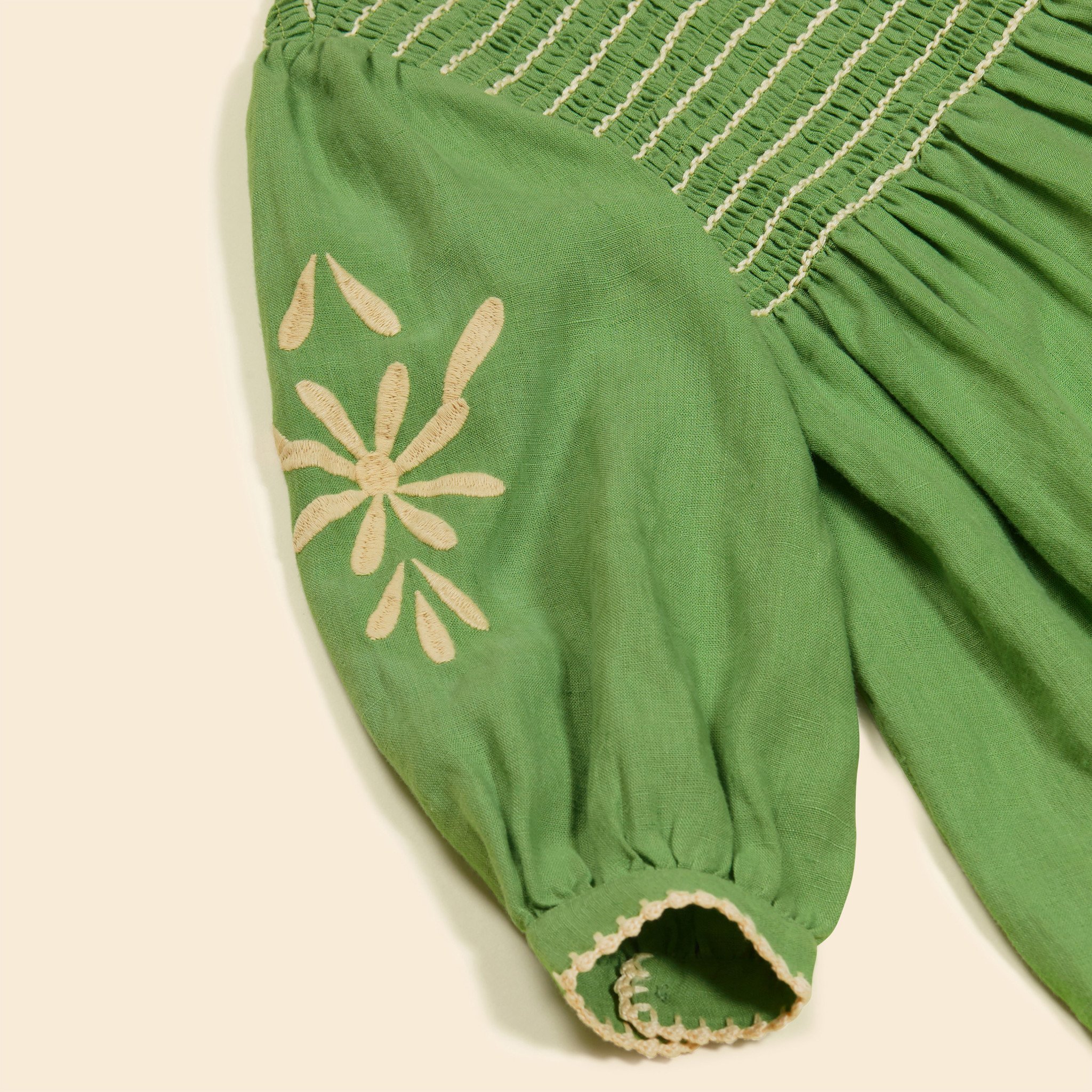 Noemie Dress in Retro Green - Image 5