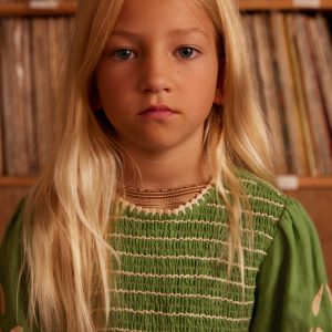 Noemie Dress in Retro Green - Image 3