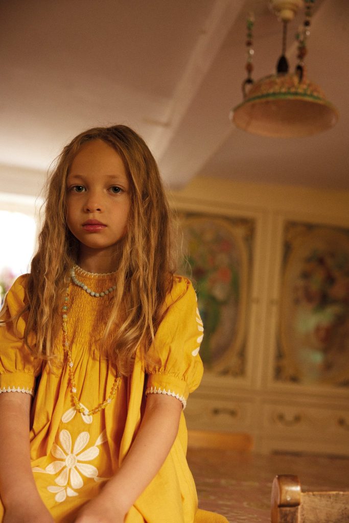 Noemi Dress in Tangerine