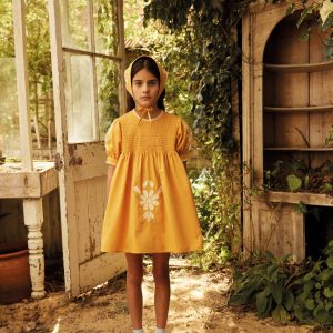 Noemi Dress in Tangerine - Image 4