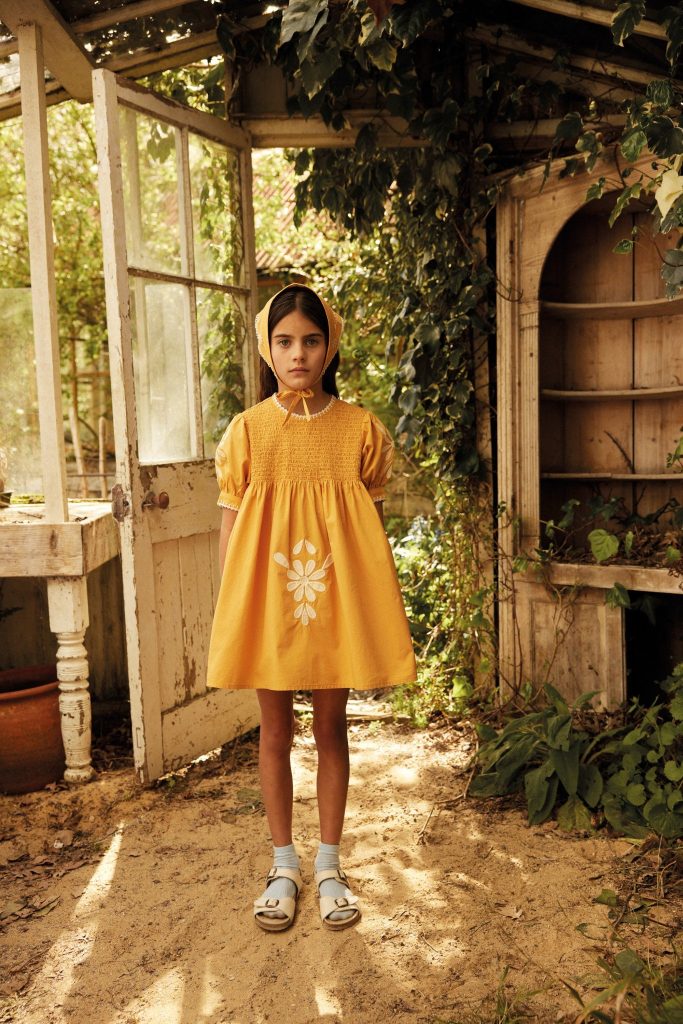 Noemi Dress in Tangerine