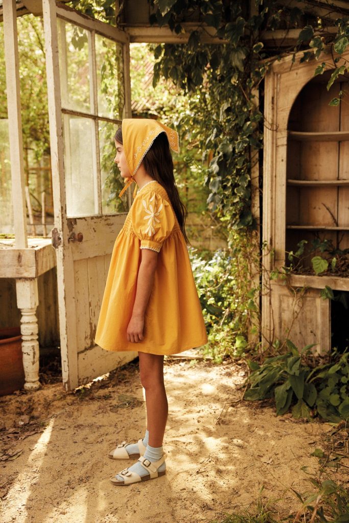 Noemi Dress in Tangerine